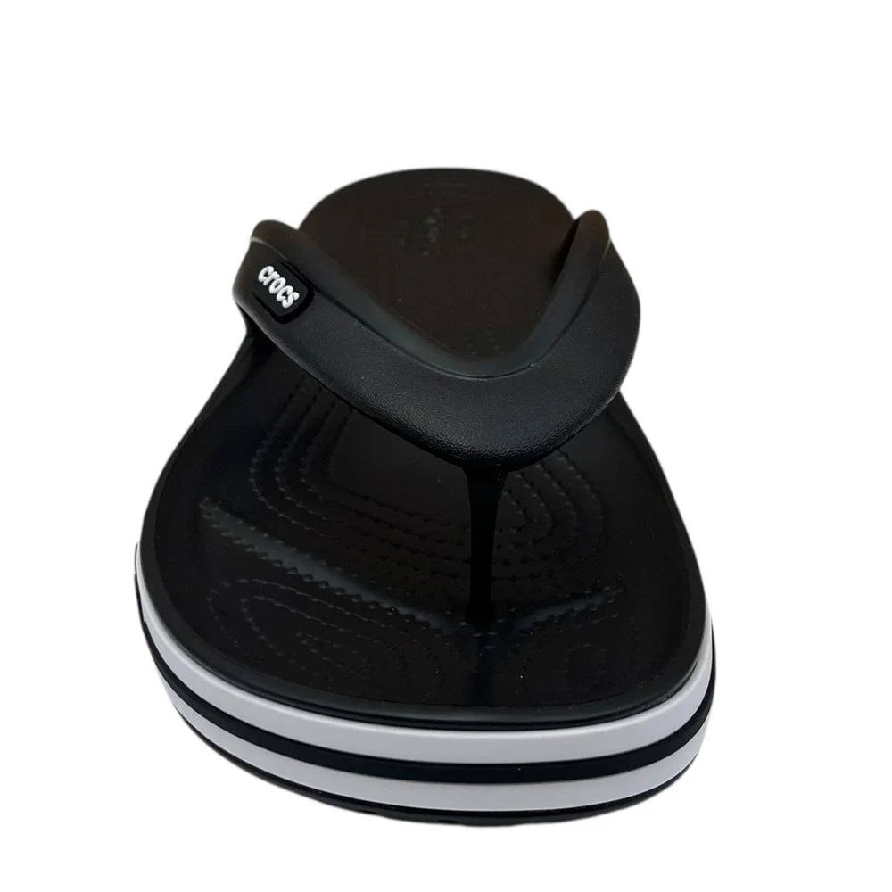 Crocs Bayaband Men's Flip Flop Sandals Size 7 Black Water‎ Friendly Lightweight
